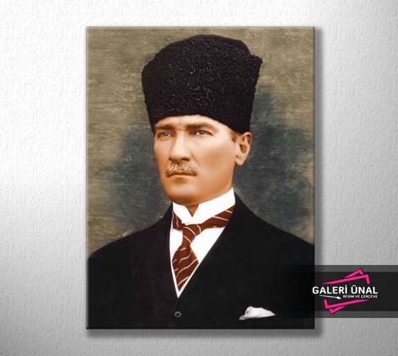 Kalpaklı Atatürk Portre